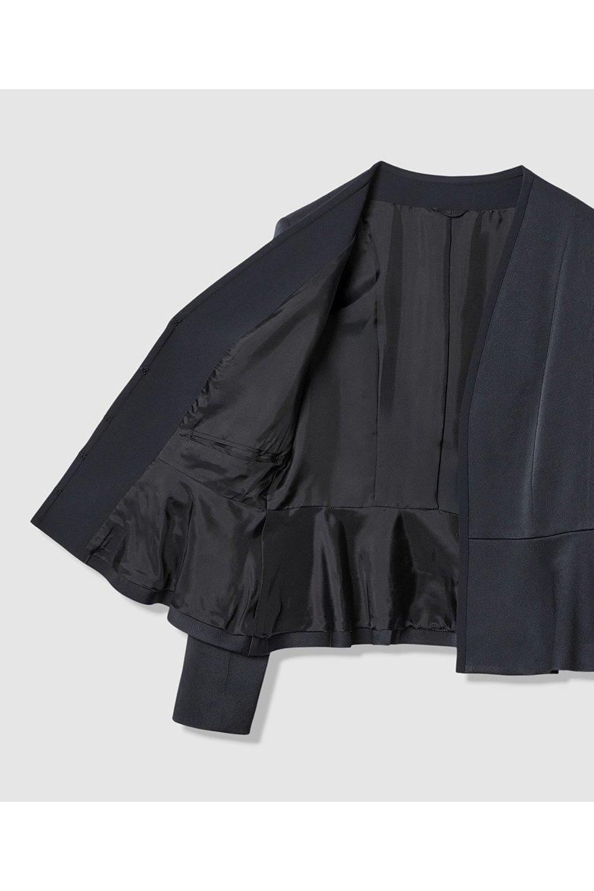 【アナイ/ANAYI】の【Eternal Line 2026】トリアセサテンペプラム ジャケット 人気、トレンドファッション・服の通販 founy(ファニー) 　ファッション　Fashion　レディースファッション　Fashion for Women　アウター　Coat / Outerwear Collection　レディースジャケット・軽アウター　Jackets　2025年　2025　2025-2026秋冬・A/W　Autumn/Winter 2025–26 AW25–26　エレガント 上品　Elegant　ジャケット　Jacket, Outerwear　セットアップ　Set-Up, Coordinated Outfit　フレア　Flare, Flared　ペプラム　Peplum, Flared Hem　ポケット　Pocket, Pocket Detail　吸水　Absorbent, Quick-Dry　A/W・秋冬　Autumn/Winter　other-6|ID: prp329100004776534 ipo3291000000034627463