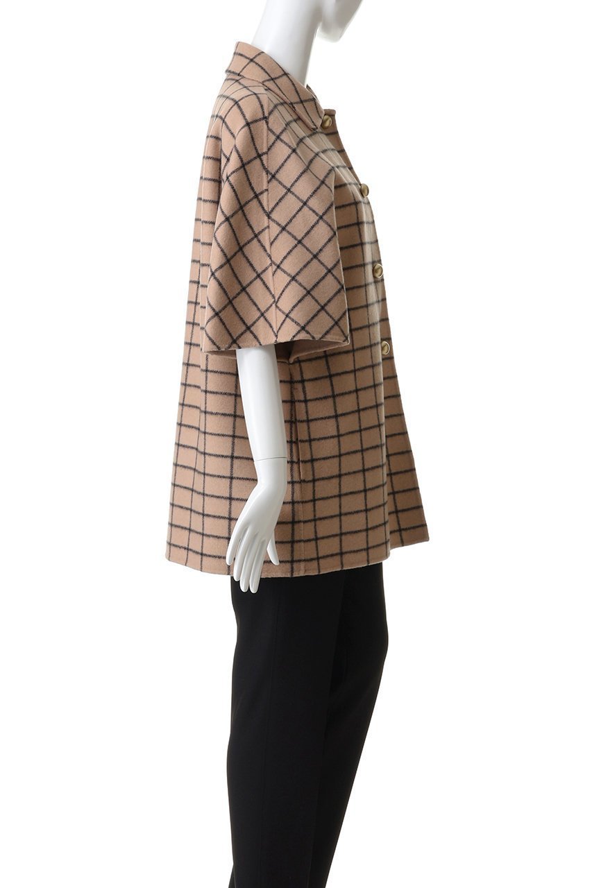 【ジェイドット/j.】のプレミアムウールリバー チェックポンチョコート 人気、トレンドファッション・服の通販 founy(ファニー) 　ファッション　Fashion　レディースファッション　Fashion for Women　アウター　Coat / Outerwear Collection　コート・ロングコート・ピーコート　Long Coats, Peacoats & More　ポンチョ・ケープコート　Ponchos & Capes　クラシカル　Classical, Vintage-Inspired　ショート　Short, Short Length　チェック　Check, Plaid, Tartan　モダン　Modern, Contemporary　エレガント 上品　Elegant　新作・新入荷　New Arrivals / New In　other-3|ID: prp329100004776547 ipo3291000000034627536