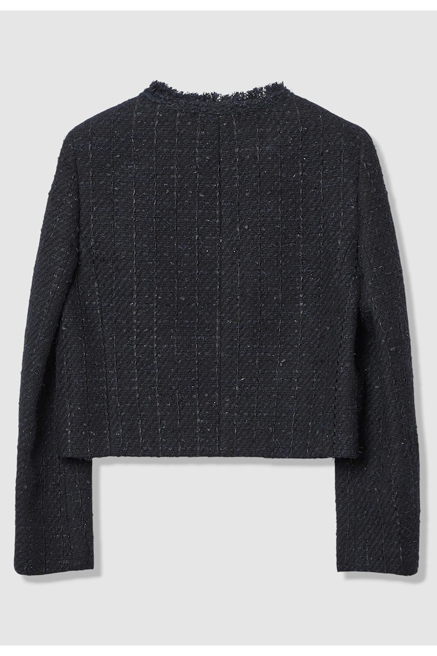 【アナイ/ANAYI】の【Eternal Line 2026】ミックスツイードノーカラー ジャケット 人気、トレンドファッション・服の通販 founy(ファニー) 　ファッション　Fashion　レディースファッション　Fashion for Women　アウター　Coat / Outerwear Collection　レディースジャケット・軽アウター　Jackets　ノーカラージャケット / シンプル上品コーデ　Collarless Jackets　コンパクト　Compact, Small Size　ジャケット　Jacket, Outerwear　セットアップ　Set-Up, Coordinated Outfit　ツイード　Twill, Twill Weave　ブレード　Braid, Decorative Trim　ミックス　Mix, Mixed Style　A/W・秋冬　Autumn/Winter　おすすめ　Recommended / Our Picks　エレガント 上品　Elegant　セレモニー　Ceremony　2025年　2025　2025-2026秋冬・A/W　Autumn/Winter 2025–26 AW25–26　other-2|ID: prp329100004776551 ipo3291000000034627580