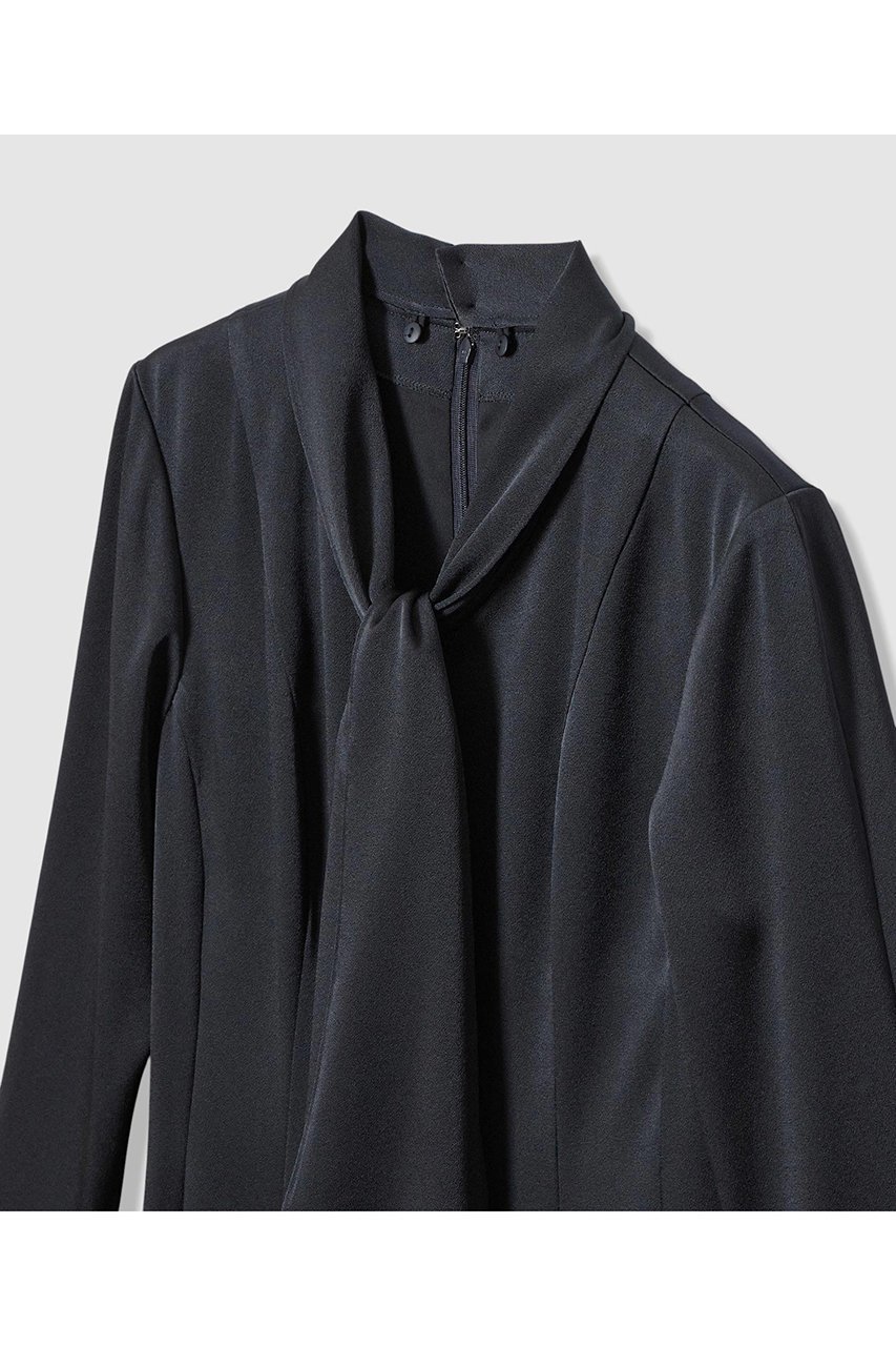 【アナイ/ANAYI】の【Eternal Line 2026】トリアセサテンボウタイ ワンピース 人気、トレンドファッション・服の通販 founy(ファニー) 　ファッション　Fashion　レディースファッション　Fashion for Women　ワンピース　Dresses　チュニック　Tunic Tops & Dresses　2025年　2025　2025-2026秋冬・A/W　Autumn/Winter 2025–26 AW25–26　エレガント 上品　Elegant　ジャケット　Jacket, Outerwear　セットアップ　Set-Up, Coordinated Outfit　チュニック　Tunic, Long Top　フレア　Flare, Flared　ボウタイ　Bow Tie, Neck Bow　ロング　Long, Long-Length　吸水　Absorbent, Quick-Dry　A/W・秋冬　Autumn/Winter　other-4|ID: prp329100004776552 ipo3291000000034627590