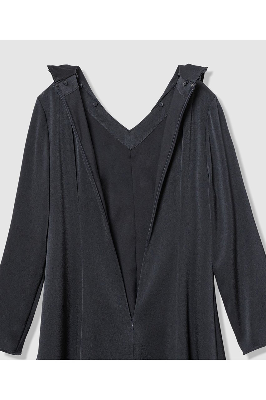 【アナイ/ANAYI】の【Eternal Line 2026】トリアセサテンボウタイ ワンピース 人気、トレンドファッション・服の通販 founy(ファニー) 　ファッション　Fashion　レディースファッション　Fashion for Women　ワンピース　Dresses　チュニック　Tunic Tops & Dresses　2025年　2025　2025-2026秋冬・A/W　Autumn/Winter 2025–26 AW25–26　エレガント 上品　Elegant　ジャケット　Jacket, Outerwear　セットアップ　Set-Up, Coordinated Outfit　チュニック　Tunic, Long Top　フレア　Flare, Flared　ボウタイ　Bow Tie, Neck Bow　ロング　Long, Long-Length　吸水　Absorbent, Quick-Dry　A/W・秋冬　Autumn/Winter　other-5|ID: prp329100004776552 ipo3291000000034627592