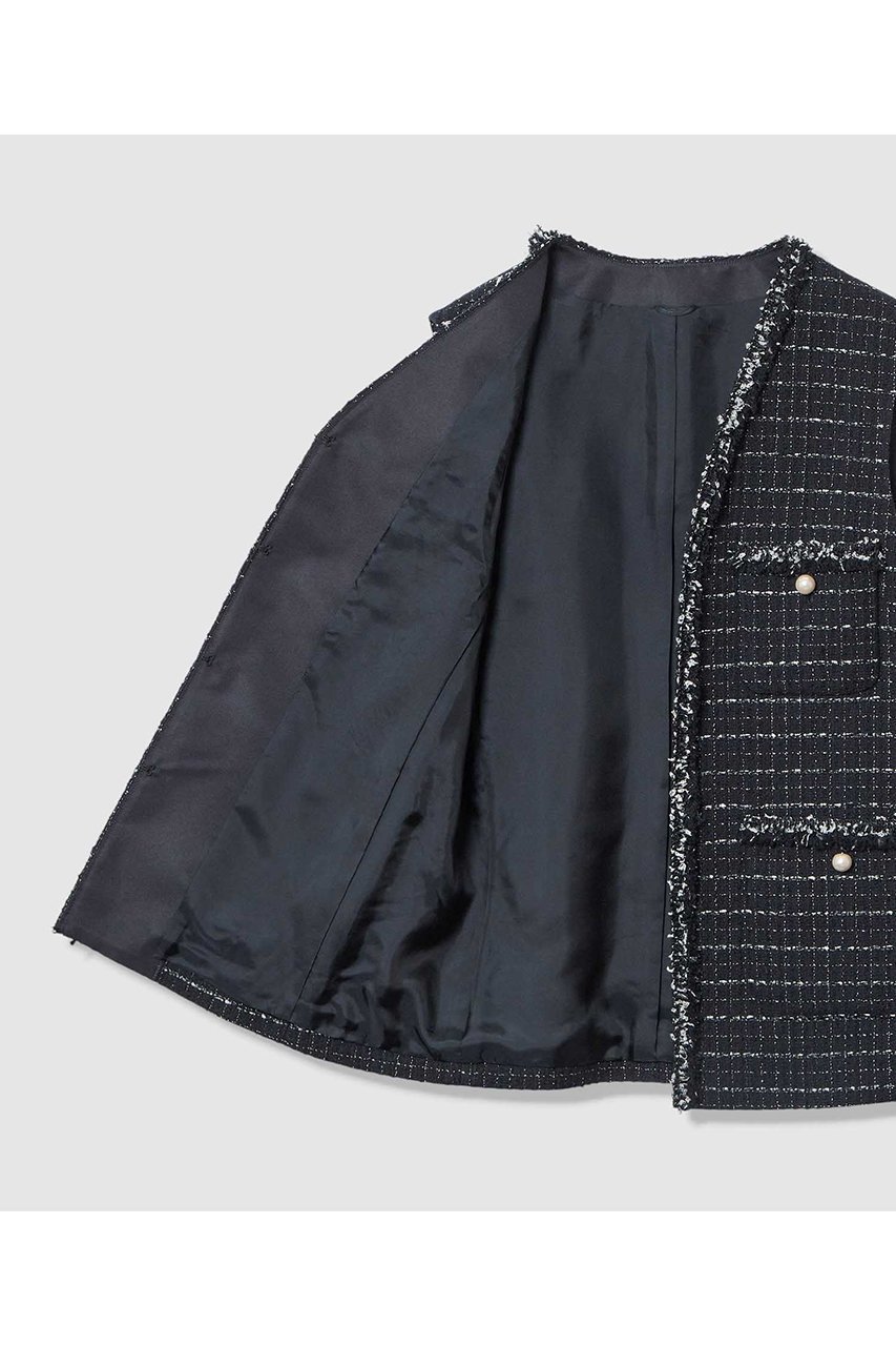 【アナイ/ANAYI】の【Eternal Line 2026】プレイドツイードVネックジレ 人気、トレンドファッション・服の通販 founy(ファニー) 　ファッション　Fashion　レディースファッション　Fashion for Women　アウター　Coat / Outerwear Collection　レディースジャケット・軽アウター　Jackets　2025年　2025　2025-2026秋冬・A/W　Autumn/Winter 2025–26 AW25–26　おすすめ　Recommended / Our Picks　コンパクト　Compact, Small Size　ジャケット　Jacket, Outerwear　セットアップ　Set-Up, Coordinated Outfit　ツイード　Twill, Twill Weave　ハーフ　Half, Half-Length　パール　Pearl, Pearl Accent　ベスト　Vest, Waistcoat　エレガント 上品　Elegant　A/W・秋冬　Autumn/Winter　other-7|ID: prp329100004776559 ipo3291000000034627639