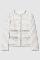 【アナイ/ANAYI】の【Eternal Line 2026】プレイドツイードノーカラー ジャケット 人気、トレンドファッション・服の通販 founy(ファニー) ファッション Fashion レディースファッション Fashion for Women アウター Coat / Outerwear Collection レディースジャケット・軽アウター Jackets ノーカラージャケット / シンプル上品コーデ Collarless Jackets 2025年 2025 2025-2026秋冬・A/W Autumn/Winter 2025–26 AW25–26 おすすめ Recommended / Our Picks オケージョン Occasion Wear コンパクト Compact, Small Size ジャケット Jacket, Outerwear セットアップ Set-Up, Coordinated Outfit セレモニー Ceremony ツイード Twill, Twill Weave ハーフ Half, Half-Length パール Pearl, Pearl Accent エレガント 上品 Elegant A/W・秋冬 Autumn/Winter |ID:prp329100004776562