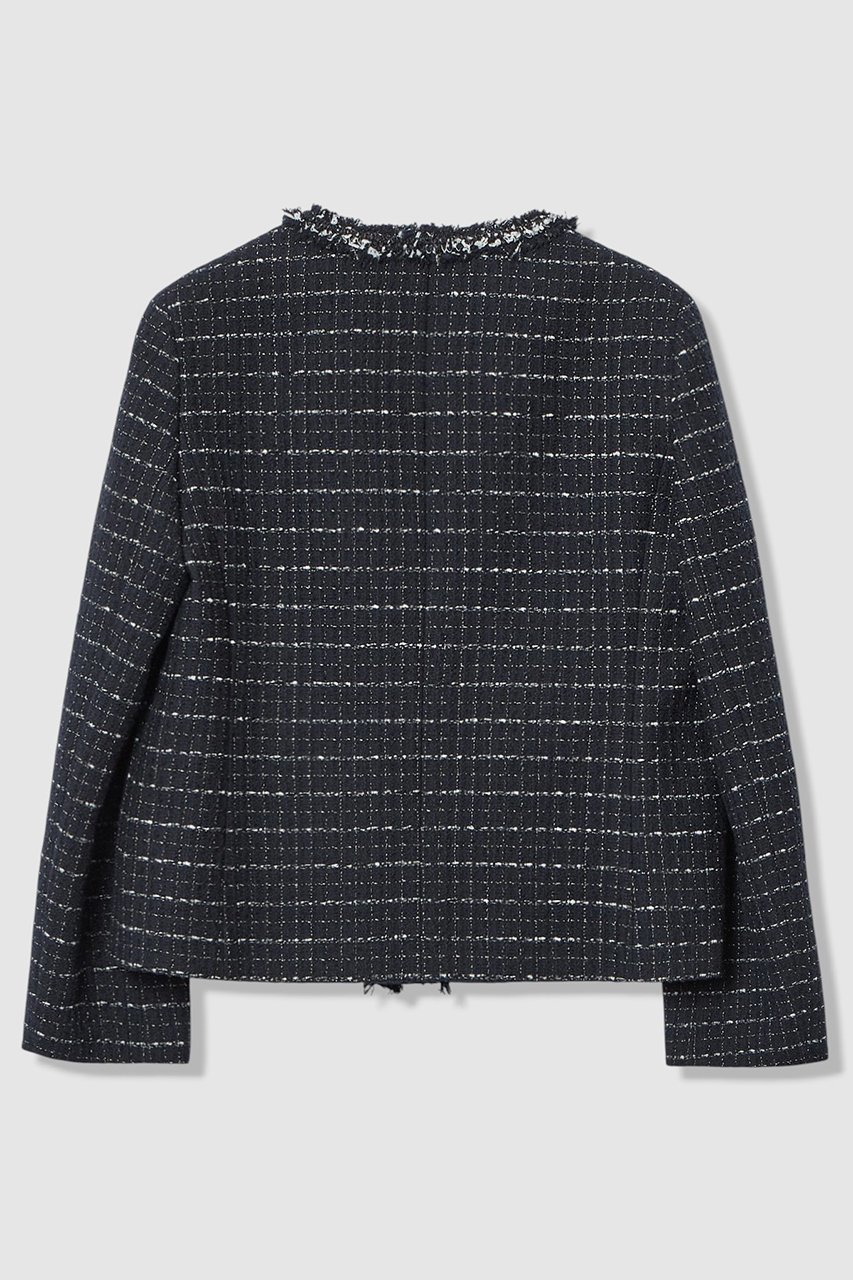 【アナイ/ANAYI】の【Eternal Line 2026】プレイドツイードノーカラー ジャケット 人気、トレンドファッション・服の通販 founy(ファニー) ファッション Fashion レディースファッション Fashion for Women アウター Coat / Outerwear Collection レディースジャケット・軽アウター Jackets ノーカラージャケット / シンプル上品コーデ Collarless Jackets 2025年 2025 2025-2026秋冬・A/W Autumn/Winter 2025–26 AW25–26 おすすめ Recommended / Our Picks オケージョン Occasion Wear コンパクト Compact, Small Size ジャケット Jacket, Outerwear セットアップ Set-Up, Coordinated Outfit セレモニー Ceremony ツイード Twill, Twill Weave ハーフ Half, Half-Length パール Pearl, Pearl Accent エレガント 上品 Elegant A/W・秋冬 Autumn/Winter other-2|ID: prp329100004776562 ipo3291000000034627647