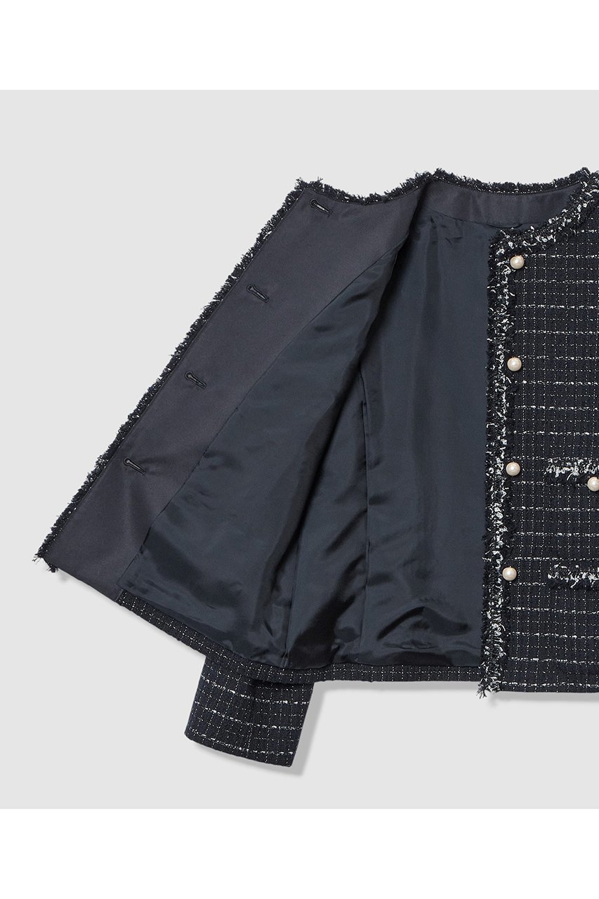 【アナイ/ANAYI】の【Eternal Line 2026】プレイドツイードノーカラー ジャケット 人気、トレンドファッション・服の通販 founy(ファニー) ファッション Fashion レディースファッション Fashion for Women アウター Coat / Outerwear Collection レディースジャケット・軽アウター Jackets ノーカラージャケット / シンプル上品コーデ Collarless Jackets 2025年 2025 2025-2026秋冬・A/W Autumn/Winter 2025–26 AW25–26 おすすめ Recommended / Our Picks オケージョン Occasion Wear コンパクト Compact, Small Size ジャケット Jacket, Outerwear セットアップ Set-Up, Coordinated Outfit セレモニー Ceremony ツイード Twill, Twill Weave ハーフ Half, Half-Length パール Pearl, Pearl Accent エレガント 上品 Elegant A/W・秋冬 Autumn/Winter other-6|ID: prp329100004776562 ipo3291000000034627653