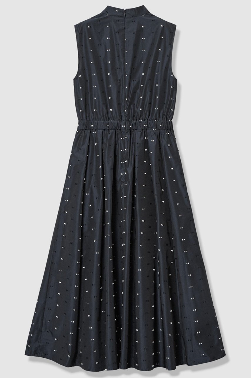 【アナイ/ANAYI】の【Eternal Line 2026】タフタカットジャガード ワンピース 人気、トレンドファッション・服の通販 founy(ファニー) 　ファッション　Fashion　レディースファッション　Fashion for Women　ワンピース　Dresses　チュニック　Tunic Tops & Dresses　2025年　2025　2025-2026秋冬・A/W　Autumn/Winter 2025–26 AW25–26　ギャザー　Gathered, Ruffled　スカーフ　Scarf, Neckwear　チュニック　Tunic, Long Top　パーティ　Party, Party Style　フィット　Fit, Slim Fit　フレア　Flare, Flared　ペチコート　Petticoat, Underskirt　ロング　Long, Long-Length　エレガント 上品　Elegant　A/W・秋冬　Autumn/Winter　other-2|ID: prp329100004776569 ipo3291000000034627706