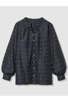 【アナイ/ANAYI】の【Eternal Line 2026】タフタカットジャガードタック ブラウス ネイビー|ID: prp329100004776571 ipo3291000000034627720