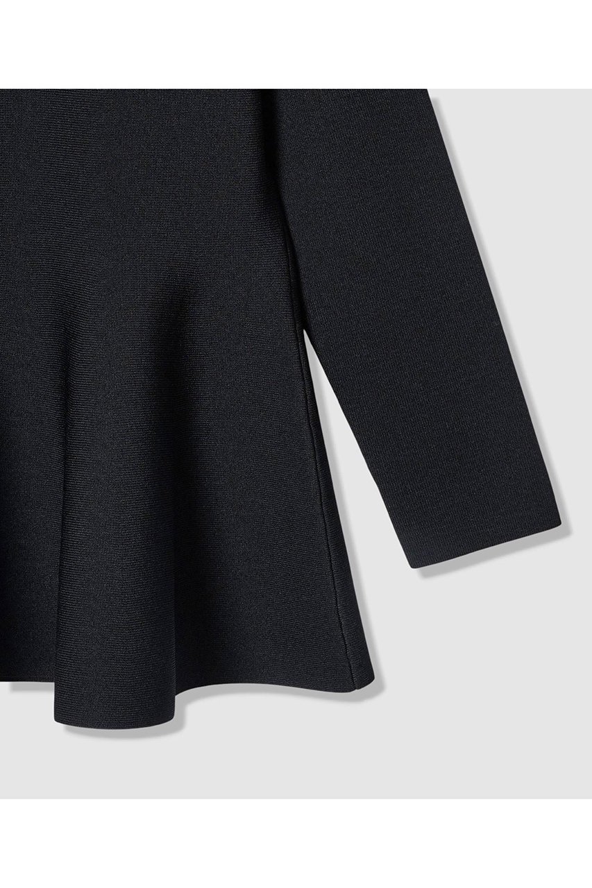 【アナイ/ANAYI】の【Eternal Line 2026】サテン使いフレアヘム プルオーバー 人気、トレンドファッション・服の通販 founy(ファニー) 　ファッション　Fashion　レディースファッション　Fashion for Women　トップス・カットソー　Cut & Sew Tops　ニット　Knit Tops & Sweaters　カジュアルプルオーバー・ニットトップス　Pullovers & Knit Tops / Casual Pullovers　2025年　2025　2025-2026秋冬・A/W　Autumn/Winter 2025–26 AW25–26　サテン　Satin, Glossy Fabric　チュニック　Tunic, Long Top　ペプラム　Peplum, Flared Hem　エレガント 上品　Elegant　A/W・秋冬　Autumn/Winter　other-8|ID: prp329100004776576 ipo3291000000034627766