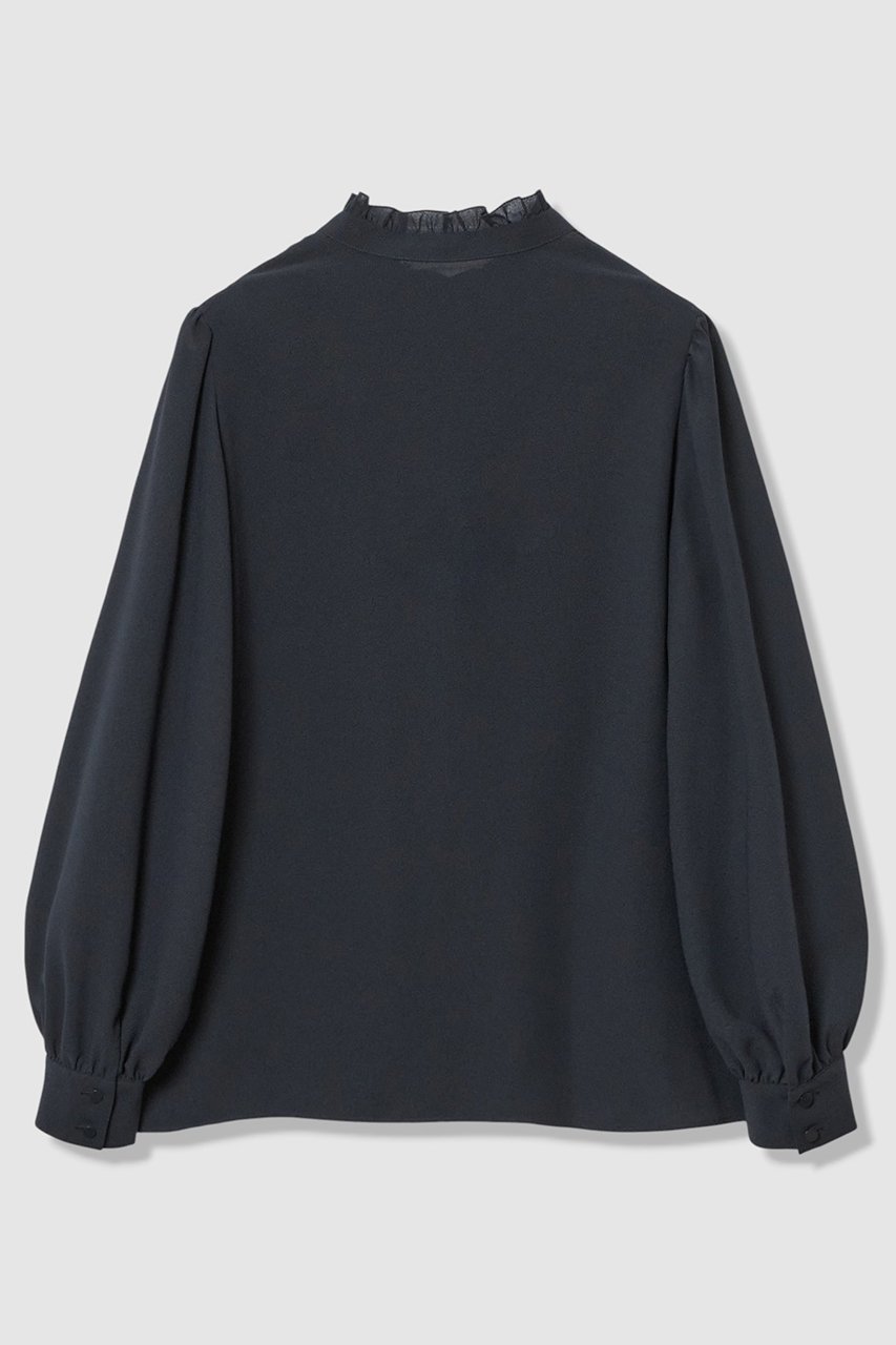 【アナイ/ANAYI】の【Eternal Line 2026】ジョーゼットレースコンビ ブラウス 人気、トレンドファッション・服の通販 founy(ファニー) 　ファッション　Fashion　レディースファッション　Fashion for Women　トップス・カットソー　Cut & Sew Tops　シャツ・ブラウス・オフィスカジュアル　Elegant Blouses & Button-Ups　2025年　2025　2025-2026秋冬・A/W　Autumn/Winter 2025–26 AW25–26　イタリア　Italy　シフォン　Chiffon, Lightweight Fabric　ジャケット　Jacket, Outerwear　ジョーゼット　Georgette, Semi-Sheer Fabric　スリーブ　Sleeve, Long Sleeve / Short Sleeve　レース　Lace, Lace Fabric　ロング　Long, Long-Length　エレガント 上品　Elegant　A/W・秋冬　Autumn/Winter　other-2|ID: prp329100004776578 ipo3291000000034627774