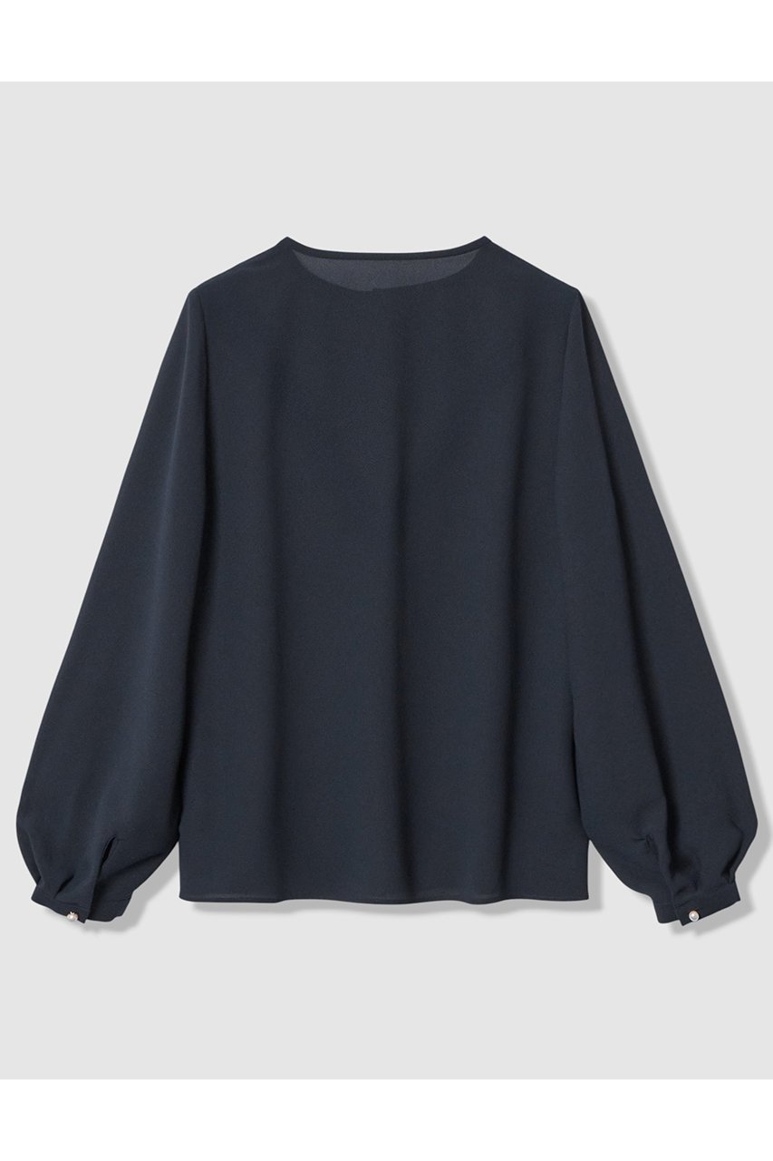 【アナイ/ANAYI】の【Eternal Line 2026】ジョーゼットビーズフリル ブラウス 人気、トレンドファッション・服の通販 founy(ファニー) 　ファッション　Fashion　レディースファッション　Fashion for Women　トップス・カットソー　Cut & Sew Tops　シャツ・ブラウス・オフィスカジュアル　Elegant Blouses & Button-Ups　2025年　2025　2025-2026秋冬・A/W　Autumn/Winter 2025–26 AW25–26　インナー　Innerwear　シフォン　Chiffon, Lightweight Fabric　ジャケット　Jacket, Outerwear　ジョーゼット　Georgette, Semi-Sheer Fabric　スリーブ　Sleeve, Long Sleeve / Short Sleeve　フリル　Frill, Ruffle　フロント　Front, Front Design　ロング　Long, Long-Length　エレガント 上品　Elegant　A/W・秋冬　Autumn/Winter　other-2|ID: prp329100004776579 ipo3291000000034627790