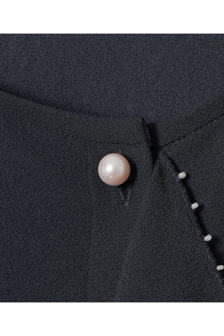 【アナイ/ANAYI】の【Eternal Line 2026】ジョーゼットビーズフリル ブラウス 人気、トレンドファッション・服の通販 founy(ファニー) 　ファッション　Fashion　レディースファッション　Fashion for Women　トップス・カットソー　Cut & Sew Tops　シャツ・ブラウス・オフィスカジュアル　Elegant Blouses & Button-Ups　2025年　2025　2025-2026秋冬・A/W　Autumn/Winter 2025–26 AW25–26　インナー　Innerwear　シフォン　Chiffon, Lightweight Fabric　ジャケット　Jacket, Outerwear　ジョーゼット　Georgette, Semi-Sheer Fabric　スリーブ　Sleeve, Long Sleeve / Short Sleeve　フリル　Frill, Ruffle　フロント　Front, Front Design　ロング　Long, Long-Length　エレガント 上品　Elegant　A/W・秋冬　Autumn/Winter　other-4|ID: prp329100004776579 ipo3291000000034627793