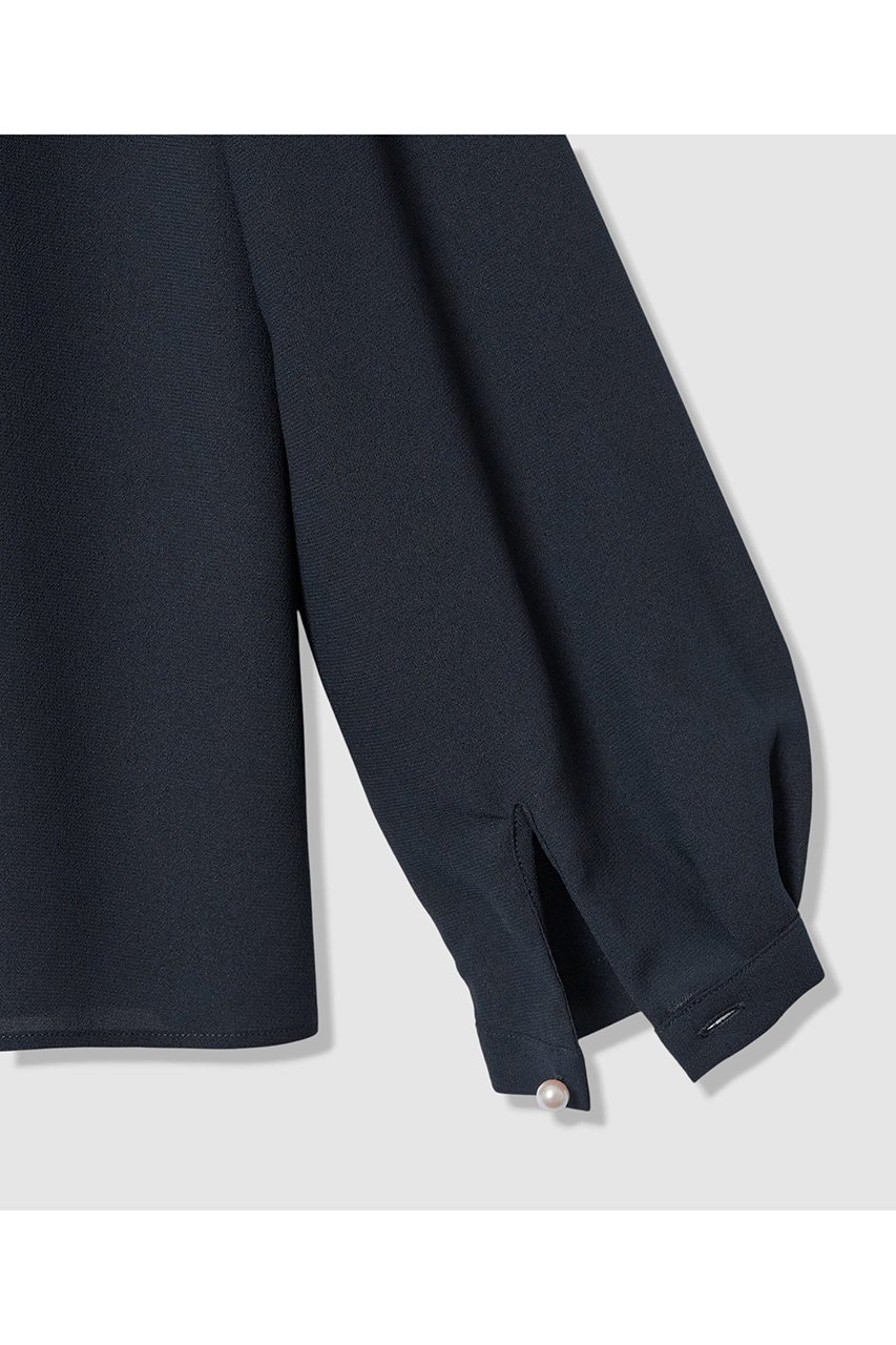 【アナイ/ANAYI】の【Eternal Line 2026】ジョーゼットビーズフリル ブラウス 人気、トレンドファッション・服の通販 founy(ファニー) 　ファッション　Fashion　レディースファッション　Fashion for Women　トップス・カットソー　Cut & Sew Tops　シャツ・ブラウス・オフィスカジュアル　Elegant Blouses & Button-Ups　インナー　Innerwear　シフォン　Chiffon, Lightweight Fabric　ジャケット　Jacket, Outerwear　ジョーゼット　Georgette, Semi-Sheer Fabric　スリーブ　Sleeve, Long Sleeve / Short Sleeve　フリル　Frill, Ruffle　フロント　Front, Front Design　ロング　Long, Long-Length　エレガント 上品　Elegant　other-5|ID: prp329100004776579 ipo3291000000036678195