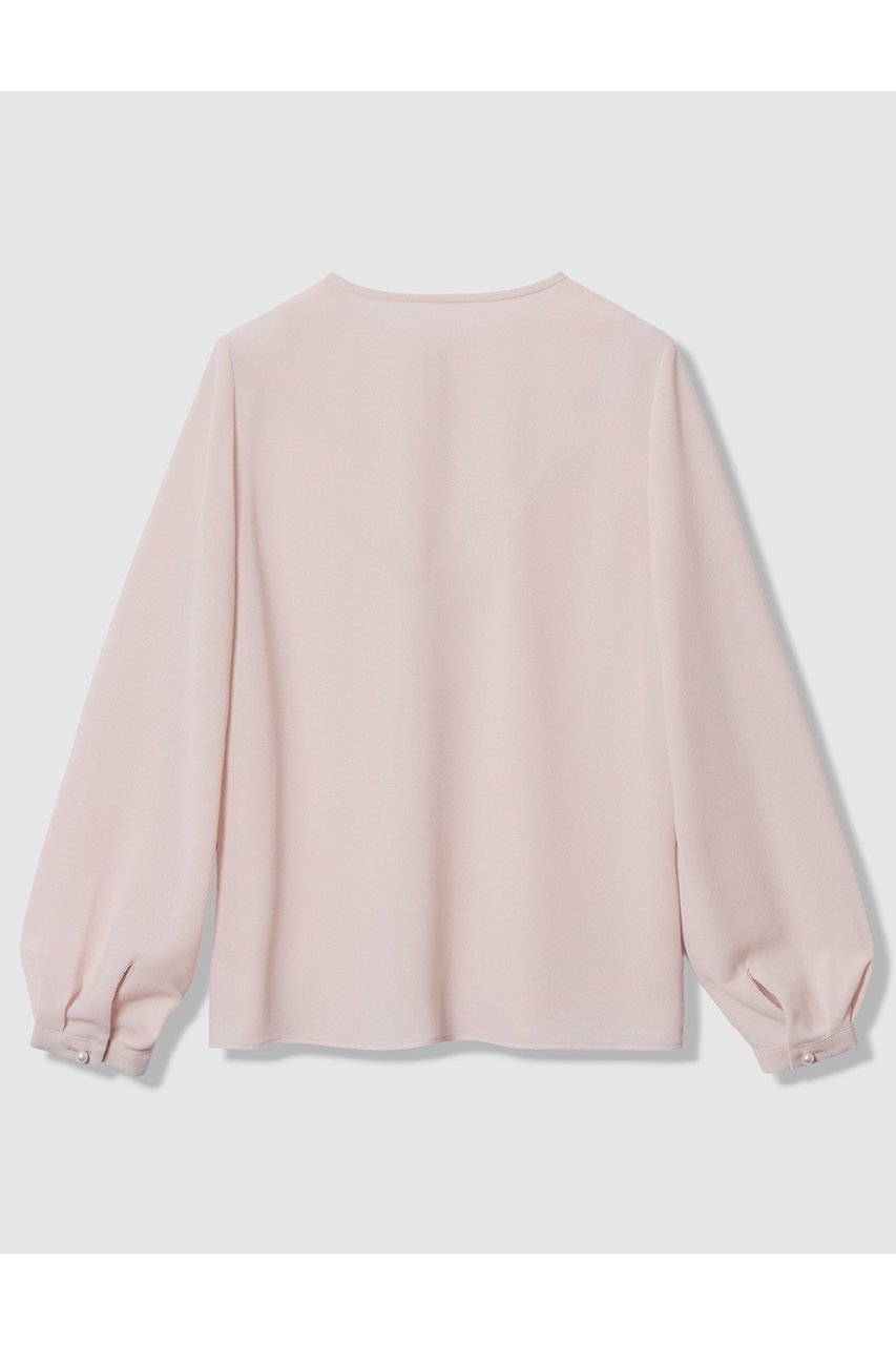 【アナイ/ANAYI】の【Eternal Line 2026】ジョーゼットビーズフリル ブラウス 人気、トレンドファッション・服の通販 founy(ファニー) 　ファッション　Fashion　レディースファッション　Fashion for Women　トップス・カットソー　Cut & Sew Tops　シャツ・ブラウス・オフィスカジュアル　Elegant Blouses & Button-Ups　インナー　Innerwear　シフォン　Chiffon, Lightweight Fabric　ジャケット　Jacket, Outerwear　ジョーゼット　Georgette, Semi-Sheer Fabric　スリーブ　Sleeve, Long Sleeve / Short Sleeve　フリル　Frill, Ruffle　フロント　Front, Front Design　ロング　Long, Long-Length　エレガント 上品　Elegant　other-2|ID: prp329100004776579 ipo3291000000036883142