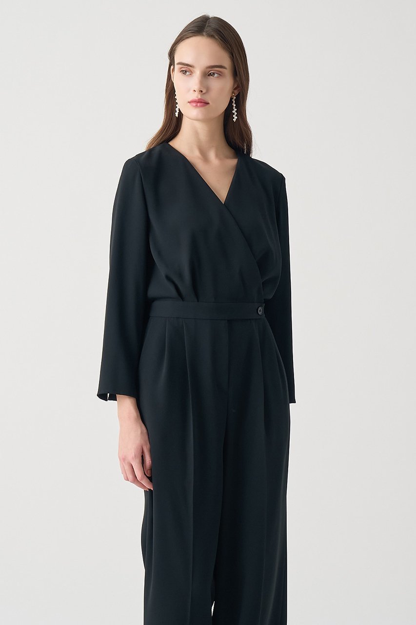 【アナイ/ANAYI】の【Eternal Line 2026】トリアセジョーゼットオールインワン 人気、トレンドファッション・服の通販 founy(ファニー) 　ファッション　Fashion　レディースファッション　Fashion for Women　パンツ　Pants & Trousers　2026年　2026　おすすめ　Recommended / Our Picks　インナー　Innerwear　オケージョン　Occasion Wear　カシュクール　Wrap Design　キャミソール　Camisole, Spaghetti Strap Top　ジョーゼット　Georgette, Semi-Sheer Fabric　フロント　Front, Front Design　ワイド　Wide, Wide Fit　エレガント 上品　Elegant　吸水　Absorbent, Quick-Dry　夏　Summer　春　Spring　S/S・春夏　SS, Spring/Summer, Warm Season　other-5|ID: prp329100004776583 ipo3291000000035777798