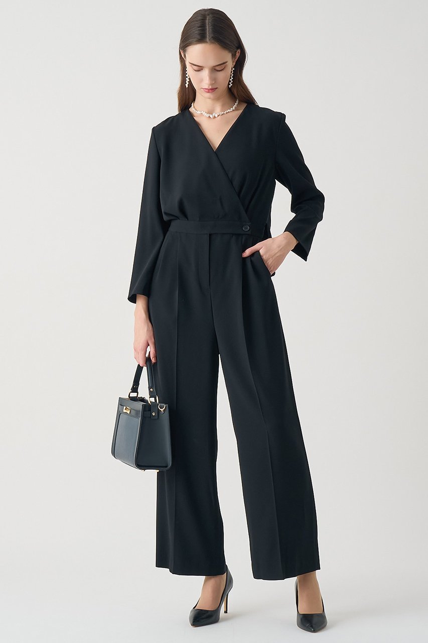 【アナイ/ANAYI】の【Eternal Line 2026】トリアセジョーゼットオールインワン 人気、トレンドファッション・服の通販 founy(ファニー) 　ファッション　Fashion　レディースファッション　Fashion for Women　パンツ　Pants & Trousers　2026年　2026　おすすめ　Recommended / Our Picks　インナー　Innerwear　オケージョン　Occasion Wear　カシュクール　Wrap Design　キャミソール　Camisole, Spaghetti Strap Top　ジョーゼット　Georgette, Semi-Sheer Fabric　フロント　Front, Front Design　ワイド　Wide, Wide Fit　エレガント 上品　Elegant　吸水　Absorbent, Quick-Dry　夏　Summer　春　Spring　S/S・春夏　SS, Spring/Summer, Warm Season　other-7|ID: prp329100004776583 ipo3291000000035777800