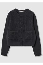 【アナイ/ANAYI】の【Eternal Line 2026】ツイードコンビブルゾン カーディガン ネイビー|ID: prp329100004776589 ipo3291000000034627874