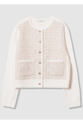 【アナイ/ANAYI】 【Eternal Line 2026】ツイードコンビブルゾン カーディガン人気、トレンドファッション・服の通販 founy(ファニー) ファッション Fashion レディースファッション Fashion for Women トップス・カットソー Cut & Sew Tops ニット Knit Tops & Sweaters カーディガン・羽織り Layered Style Cardigans 春 Spring カーディガン Cardigan, Knitwear コンビ Combo, Combination Style ジャケット Jacket, Outerwear セットアップ Set-Up, Coordinated Outfit タイトスカート Pencil Skirt, Tight Skirt ツイード Twill, Twill Weave 人気 Popular, Best Seller ミックス Mix, Mixed Style ミラノリブ Milano Rib, Milano Stitch S/S・春夏 SS, Spring/Summer, Warm Season おすすめ Recommended / Our Picks 夏 Summer エレガント 上品 Elegant 2026年 2026 |ID:prp329100004776589