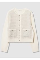 【アナイ/ANAYI】の【Eternal Line 2026】ツイードコンビブルゾン カーディガン ブルー系|ID:prp329100004776589