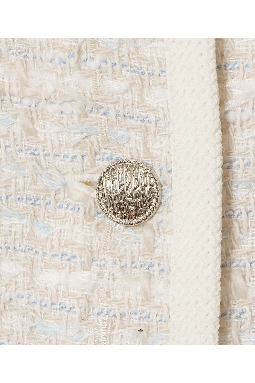 【アナイ/ANAYI】の【Eternal Line 2026】ツイードコンビブルゾン カーディガン 人気、トレンドファッション・服の通販 founy(ファニー) 　ファッション　Fashion　レディースファッション　Fashion for Women　トップス・カットソー　Cut & Sew Tops　ニット　Knit Tops & Sweaters　カーディガン・羽織り　Layered Style Cardigans　カーディガン　Cardigan, Knitwear　コンビ　Combo, Combination Style　ジャケット　Jacket, Outerwear　セットアップ　Set-Up, Coordinated Outfit　タイトスカート　Pencil Skirt, Tight Skirt　ツイード　Twill, Twill Weave　人気　Popular, Best Seller　ミックス　Mix, Mixed Style　ミラノリブ　Milano Rib, Milano Stitch　おすすめ　Recommended / Our Picks　エレガント 上品　Elegant　other-3|ID: prp329100004776589 ipo3291000000036423884