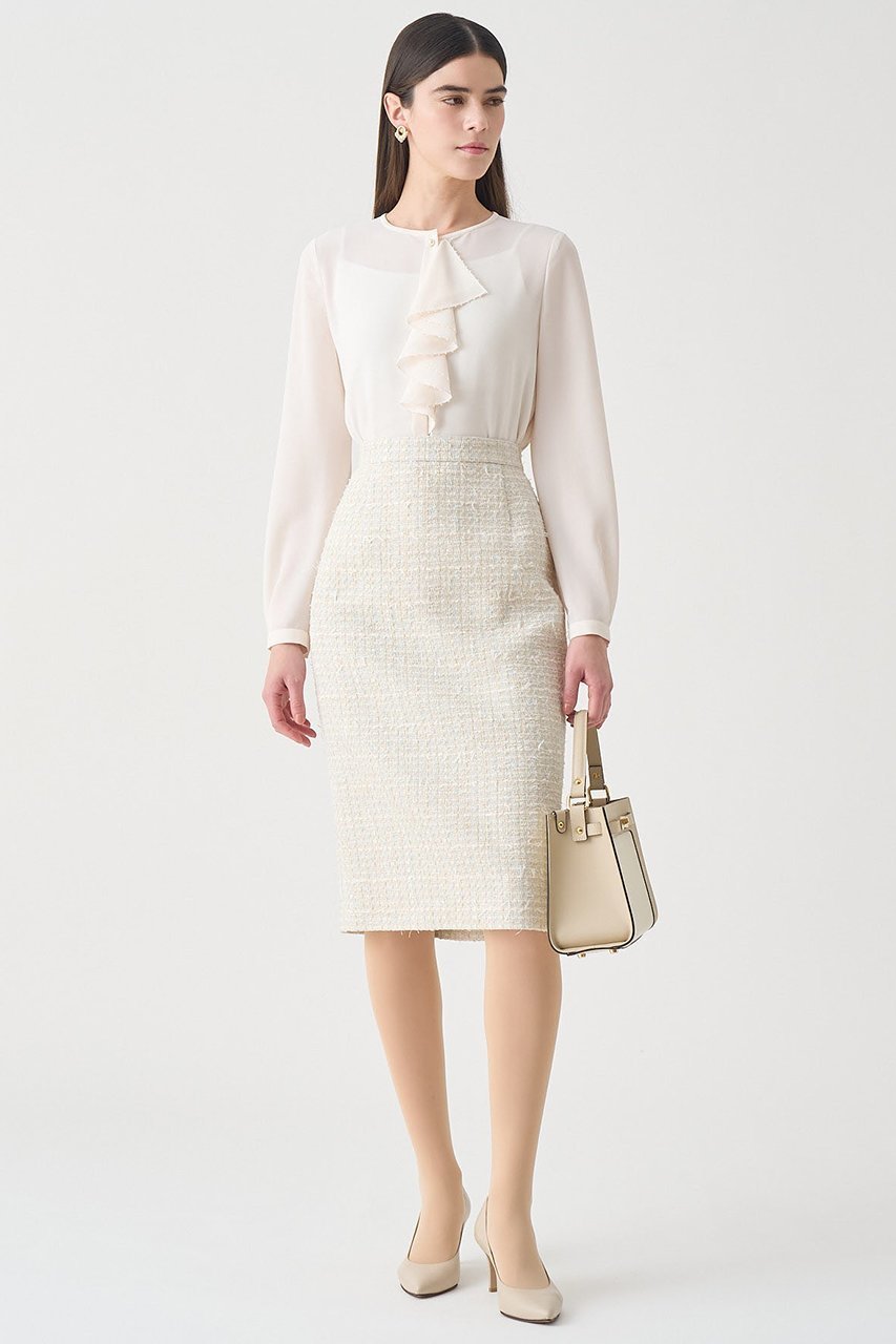 【アナイ/ANAYI】の【Eternal Line 2026】ミックスツイードタイト スカート 人気、トレンドファッション・服の通販 founy(ファニー) 　ファッション　Fashion　レディースファッション　Fashion for Women　スカート　Skirts　ジャケット　Jacket, Outerwear　セットアップ　Set-Up, Coordinated Outfit　タイトスカート　Pencil Skirt, Tight Skirt　ツイード　Twill, Twill Weave　バランス　Balance, Style Balance　ミックス　Mix, Mixed Style　A/W・秋冬　Autumn/Winter　おすすめ　Recommended / Our Picks　エレガント 上品　Elegant　2025年　2025　2025-2026秋冬・A/W　Autumn/Winter 2025–26 AW25–26　other-3|ID: prp329100004776591 ipo3291000000034627898