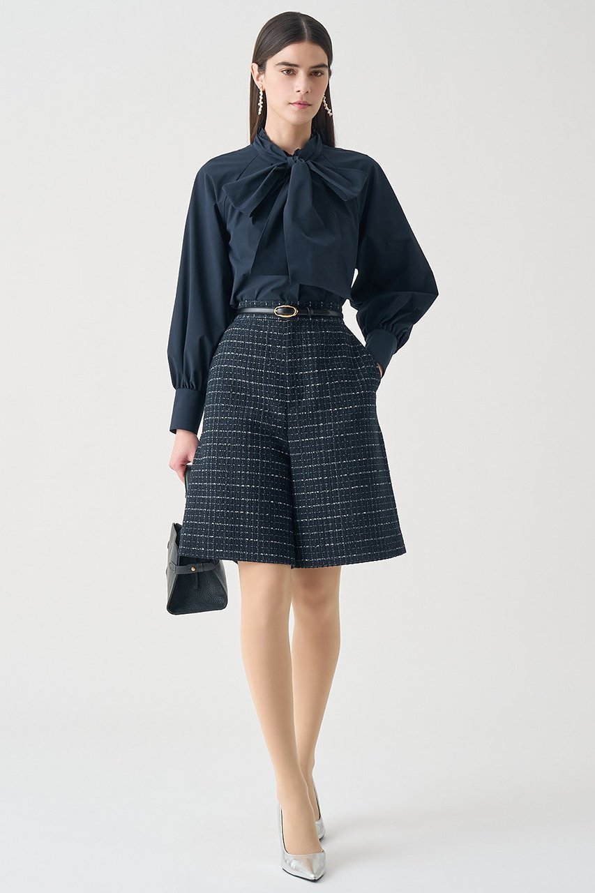 【アナイ/ANAYI】の【Eternal Line 2026】テックスストレッチボウタイシャツ ブラウス 人気、トレンドファッション・服の通販 founy(ファニー) ファッション Fashion レディースファッション Fashion for Women トップス・カットソー Cut & Sew Tops シャツ・ブラウス・オフィスカジュアル Elegant Blouses & Button-Ups 2025年 2025 2025-2026秋冬・A/W Autumn/Winter 2025–26 AW25–26 おすすめ Recommended / Our Picks ギャザー Gathered, Ruffled ジャケット Jacket, Outerwear スタンド Stand Collar, Upright Stand スリーブ Sleeve, Long Sleeve / Short Sleeve フリル Frill, Ruffle フロント Front, Front Design マニッシュ Mannish, Boyish ロング Long, Long-Length エレガント 上品 Elegant A/W・秋冬 Autumn/Winter other-8|ID: prp329100004776593 ipo3291000000034627924