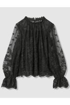 【アナイ/ANAYI】の【Eternal Line 2026】チュール刺繍ベル袖 ブラウス 人気、トレンドファッション・服の通販 founy(ファニー) ファッション Fashion レディースファッション Fashion for Women トップス・カットソー Cut & Sew Tops シャツ・ブラウス・オフィスカジュアル Elegant Blouses & Button-Ups 2026年 2026 キャミソール Camisole, Spaghetti Strap Top ジャケット Jacket, Outerwear スカラップ Scallop, Scalloped Edge スリーブ Sleeve, Long Sleeve / Short Sleeve チュール Tulip, Tulip Motif バランス Balance, Style Balance ロング Long, Long-Length エレガント 上品 Elegant 夏 Summer 春 Spring S/S・春夏 SS, Spring/Summer, Warm Season 無地 Plain, Solid Color thumbnail ブラック|ID: prp329100004776595 ipo3291000000036087048