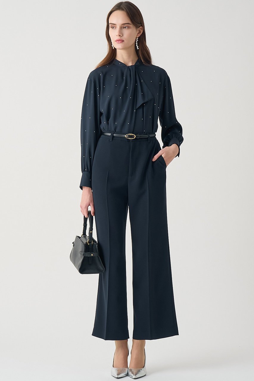 【アナイ/ANAYI】の【Eternal Line 2026】ストレッチクロスイージーワイドパンツ 人気、トレンドファッション・服の通販 founy(ファニー) 　ファッション　Fashion　レディースファッション　Fashion for Women　パンツ　Pants & Trousers　ストレッチ　Stretch, Stretchy Fabric　ストレート　Straight, Straight Cut　セットアップ　Set-Up, Coordinated Outfit　ダブル　Double, Double-Breasted　ワイド　Wide, Wide Fit　A/W・秋冬　Autumn/Winter　おすすめ　Recommended / Our Picks　エレガント 上品　Elegant　セレモニー　Ceremony　2025年　2025　2025-2026秋冬・A/W　Autumn/Winter 2025–26 AW25–26　other-6|ID: prp329100004776600 ipo3291000000034627991