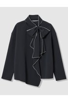 【アナイ/ANAYI】の【Eternal Line 2026】ストレッチクロス配色ボウタイ ブラウス ネイビー|ID: prp329100004776601 ipo3291000000034627997