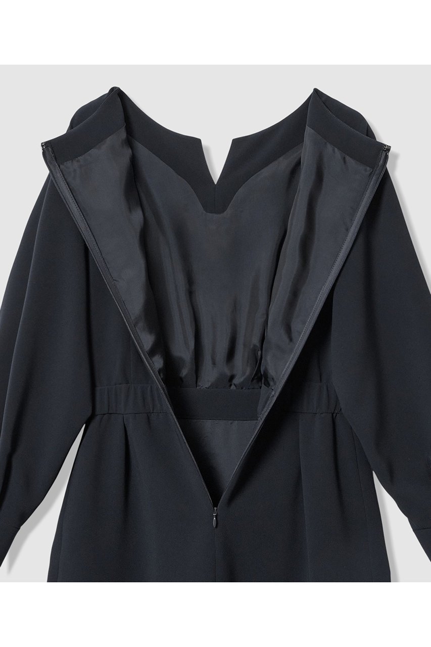 【アナイ/ANAYI】の【Eternal Line 2026】ストレッチクロスキーネック ワンピース 人気、トレンドファッション・服の通販 founy(ファニー) 　ファッション　Fashion　レディースファッション　Fashion for Women　ワンピース　Dresses　チュニック　Tunic Tops & Dresses　2025年　2025　2025-2026秋冬・A/W　Autumn/Winter 2025–26 AW25–26　コンパクト　Compact, Small Size　ストレッチ　Stretch, Stretchy Fabric　スリーブ　Sleeve, Long Sleeve / Short Sleeve　ダブル　Double, Double-Breasted　チュニック　Tunic, Long Top　デコルテ　Décolleté, Neckline　ドロップ　Drop Shoulder, Dropped Style　バランス　Balance, Style Balance　ロング　Long, Long-Length　エレガント 上品　Elegant　A/W・秋冬　Autumn/Winter　other-5|ID: prp329100004776602 ipo3291000000034628011