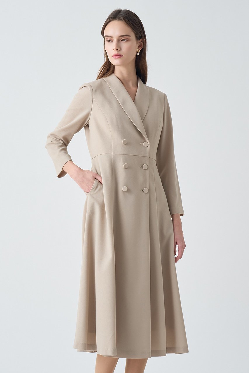 【アナイ/ANAYI】の【Eternal Line 2026】ウールジョーゼットショール衿 ワンピース 人気、トレンドファッション・服の通販 founy(ファニー) ファッション Fashion レディースファッション Fashion for Women ワンピース Dresses チュニック Tunic Tops & Dresses 2026年 2026 おすすめ Recommended / Our Picks オケージョン Occasion Wear ショール Shawl, Wrap ジョーゼット Georgette, Semi-Sheer Fabric セレモニー Ceremony ダブル Double, Double-Breasted チュニック Tunic, Long Top テクスチャー Texture, Textured Fabric ロング Long, Long-Length エレガント 上品 Elegant 今季 This Season, Current Season 夏 Summer 春 Spring S/S・春夏 SS, Spring/Summer, Warm Season other-7|ID: prp329100004776603 ipo3291000000035980369