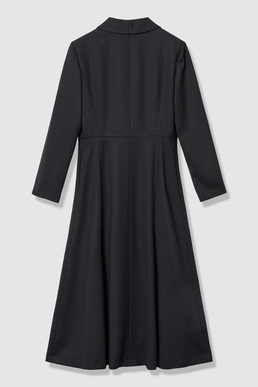 【アナイ/ANAYI】の【Eternal Line 2026】ウールジョーゼットショール衿 ワンピース 人気、トレンドファッション・服の通販 founy(ファニー) 　ファッション　Fashion　レディースファッション　Fashion for Women　ワンピース　Dresses　チュニック　Tunic Tops & Dresses　おすすめ　Recommended / Our Picks　オケージョン　Occasion Wear　ショール　Shawl, Wrap　ジョーゼット　Georgette, Semi-Sheer Fabric　セレモニー　Ceremony　ダブル　Double, Double-Breasted　チュニック　Tunic, Long Top　テクスチャー　Texture, Textured Fabric　ロング　Long, Long-Length　エレガント 上品　Elegant　今季　This Season, Current Season　other-2|ID: prp329100004776603 ipo3291000000036678262