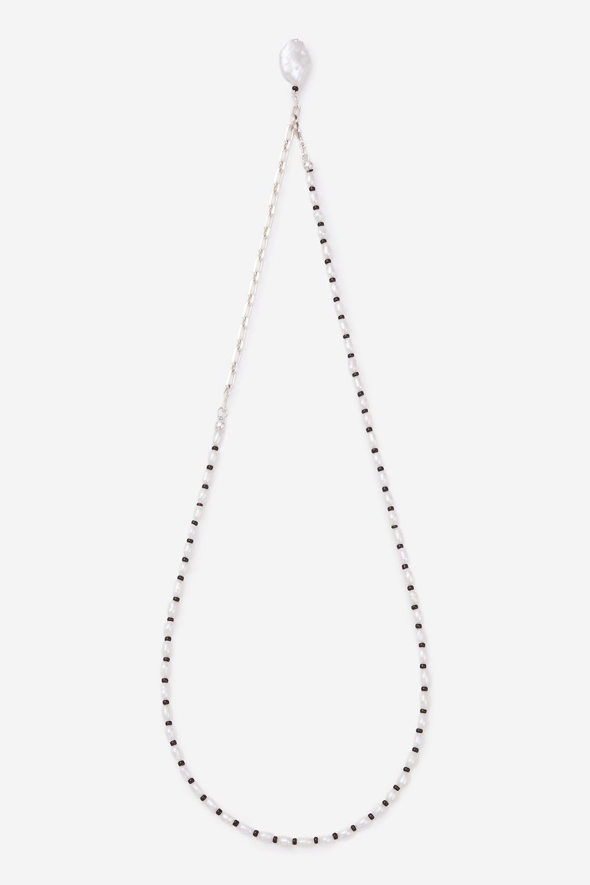 【ノウハウ/KNOWHOW】のShadow Pearl ネックレス インテリア・キッズ・メンズ・レディースファッション・服の通販 founy(ファニー) 　ファッション　Fashion　レディースファッション　Fashion for Women　ジュエリー　Jewelry　ネックレス　Necklaces & Pendants　ガラス　Glass, Glassware　チェーン　Chain, Chain Strap　ネックレス　Necklace, Pendant Necklace　パール　Pearl, Pearl Accent　エレガント 上品　Elegant　新作・新入荷　New Arrivals / New In　シルバー|ID: prp329100004777302 ipo3291000000034638877