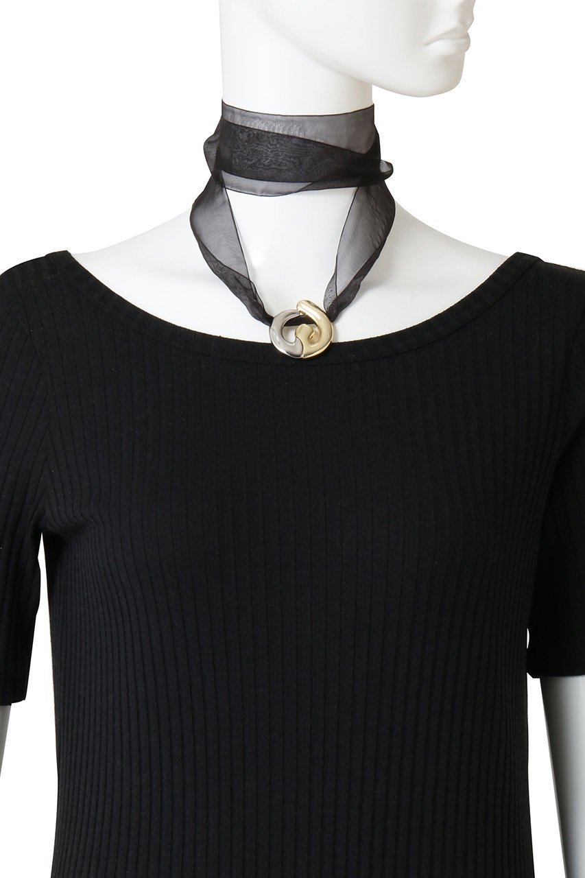 【メゾンスペシャル/MAISON SPECIAL】のUtopia Scarf Necklace/ユートピアスカーフネックレス 人気、トレンドファッション・服の通販 founy(ファニー) ファッション Fashion レディースファッション Fashion for Women ジュエリー Jewelry ネックレス Necklaces & Pendants オーガンジー Organza Fabric スカーフ Scarf, Neckwear デコルテ Décolleté, Neckline ドッキング Docking, Mixed Material ネックレス Necklace, Pendant Necklace メタリック Metallic, Shiny Finish ラグジュアリー Luxury, Elegant other-5|ID: prp329100004777317 ipo3291000000035942594