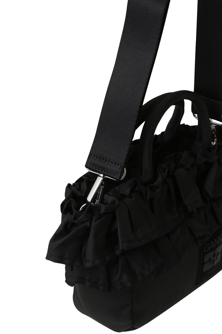 【ガニー/GANNI】のMini ショッパー ラッフル 人気、トレンドファッション・服の通販 founy(ファニー) 　ファッション　Fashion　レディースファッション　Fashion for Women　バッグ　Bags　コンパクト　Compact, Small Size　シンプル　Simple, Minimal　フリル　Frill, Ruffle　ポケット　Pocket, Pocket Detail　モダン　Modern, Contemporary　ラッフル　Ruffle, Frill　新作・新入荷　New Arrivals / New In　other-4|ID: prp329100004777321 ipo3291000000034638969