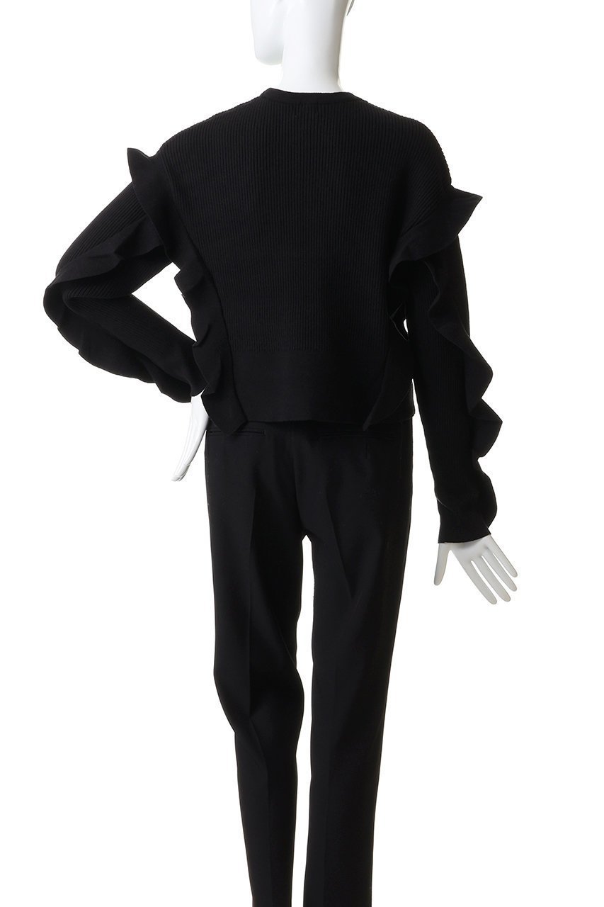 【マノフ/MANOF】のFRILLS RIB KNIT 人気、トレンドファッション・服の通販 founy(ファニー) ファッション Fashion レディースファッション Fashion for Women トップス・カットソー Cut & Sew Tops ニット Knit Tops & Sweaters カジュアルプルオーバー・ニットトップス Pullovers & Knit Tops / Casual Pullovers ショルダー Shoulder, Shoulder Strap ショート Short, Short Length ドロップ Drop Shoulder, Dropped Style フリル Frill, Ruffle 新作・新入荷 New Arrivals / New In other-4|ID: prp329100004777323 ipo3291000000034638985