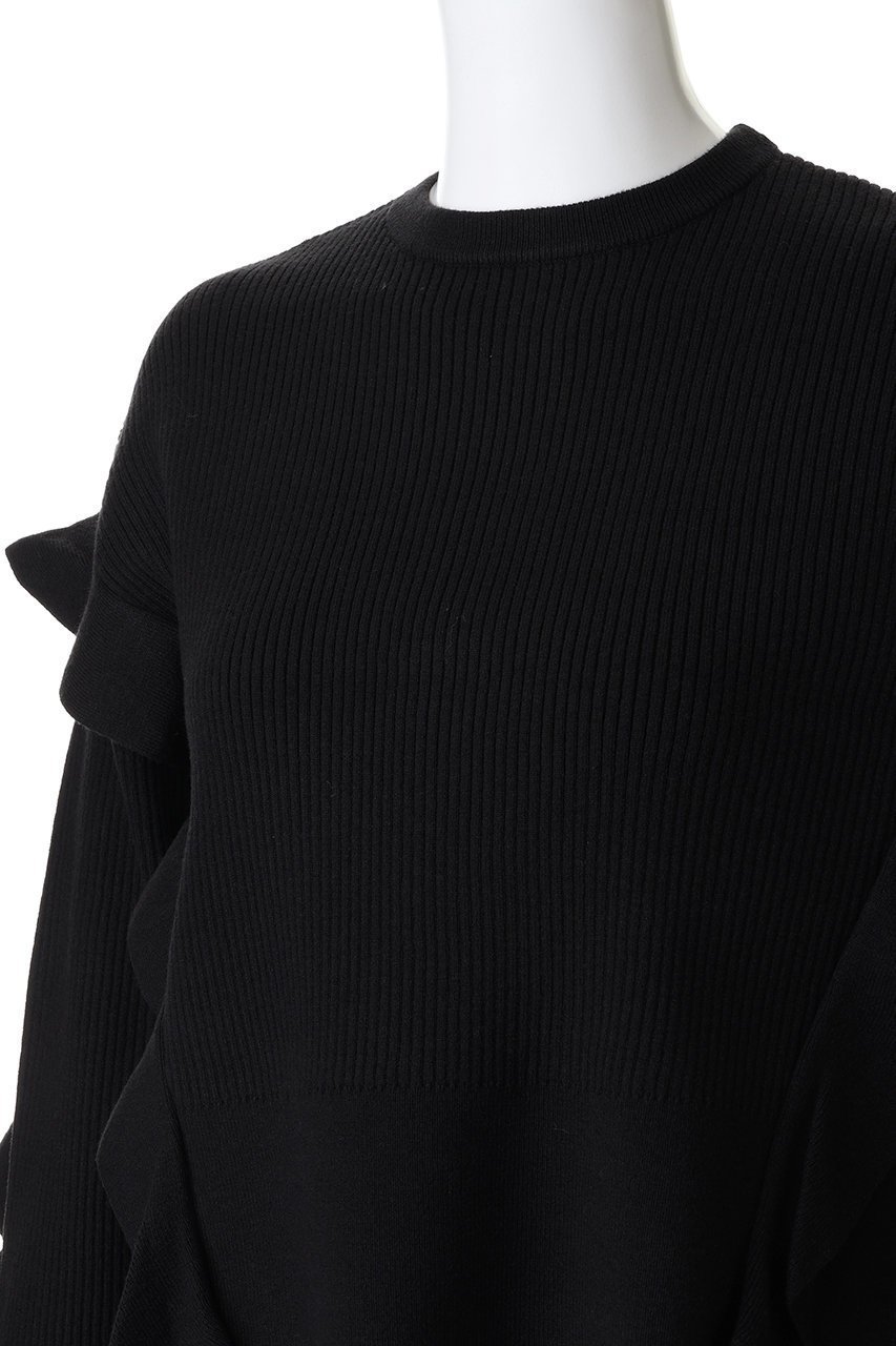 【マノフ/MANOF】のFRILLS RIB KNIT 人気、トレンドファッション・服の通販 founy(ファニー) ファッション Fashion レディースファッション Fashion for Women トップス・カットソー Cut & Sew Tops ニット Knit Tops & Sweaters カジュアルプルオーバー・ニットトップス Pullovers & Knit Tops / Casual Pullovers ショルダー Shoulder, Shoulder Strap ショート Short, Short Length ドロップ Drop Shoulder, Dropped Style フリル Frill, Ruffle 新作・新入荷 New Arrivals / New In other-5|ID: prp329100004777323 ipo3291000000034638986