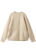 【マノフ/MANOF】のWAIST RIB CABLE KNIT IVORY|ID: prp329100004777324 ipo3291000000034638988