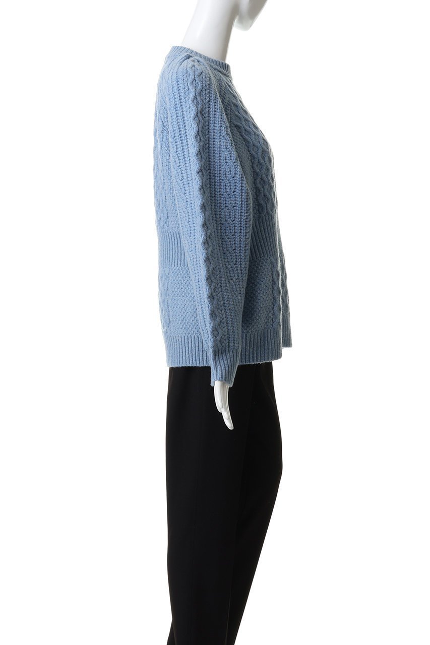 【マノフ/MANOF】のWAIST RIB CABLE KNIT 人気、トレンドファッション・服の通販 founy(ファニー) 　ファッション　Fashion　レディースファッション　Fashion for Women　トップス・カットソー　Cut & Sew Tops　ニット　Knit Tops & Sweaters　カジュアルプルオーバー・ニットトップス　Pullovers & Knit Tops / Casual Pullovers　インナー　Innerwear　タートルネック　Turtleneck, High Neck　ルーズ　Loose, Oversized　ワイド　Wide, Wide Fit　新作・新入荷　New Arrivals / New In　A/W・秋冬　Autumn/Winter　other-3|ID: prp329100004777324 ipo3291000000034638991