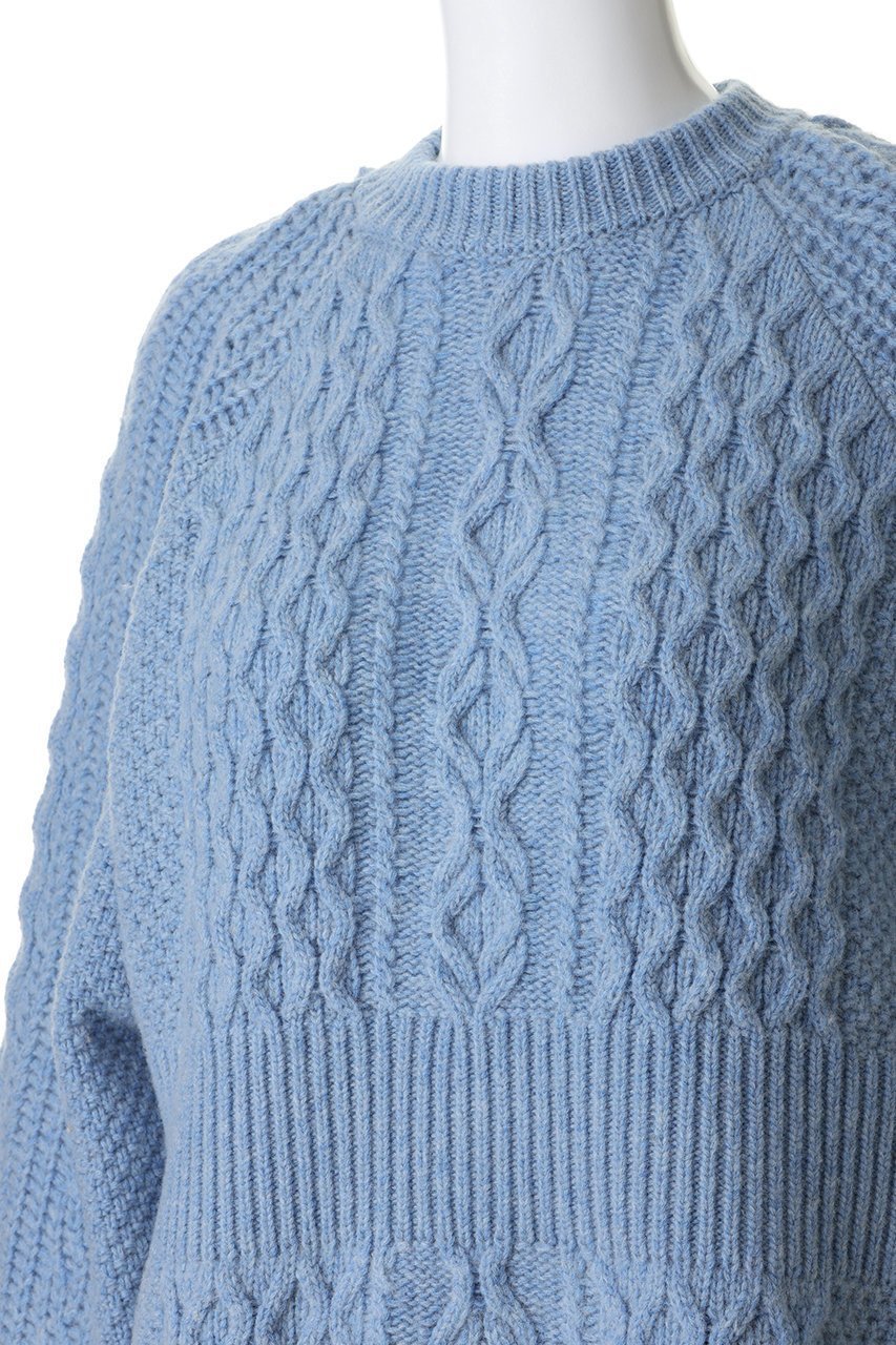 【マノフ/MANOF】のWAIST RIB CABLE KNIT 人気、トレンドファッション・服の通販 founy(ファニー) 　ファッション　Fashion　レディースファッション　Fashion for Women　トップス・カットソー　Cut & Sew Tops　ニット　Knit Tops & Sweaters　カジュアルプルオーバー・ニットトップス　Pullovers & Knit Tops / Casual Pullovers　インナー　Innerwear　タートルネック　Turtleneck, High Neck　ルーズ　Loose, Oversized　ワイド　Wide, Wide Fit　新作・新入荷　New Arrivals / New In　A/W・秋冬　Autumn/Winter　other-5|ID: prp329100004777324 ipo3291000000034638993