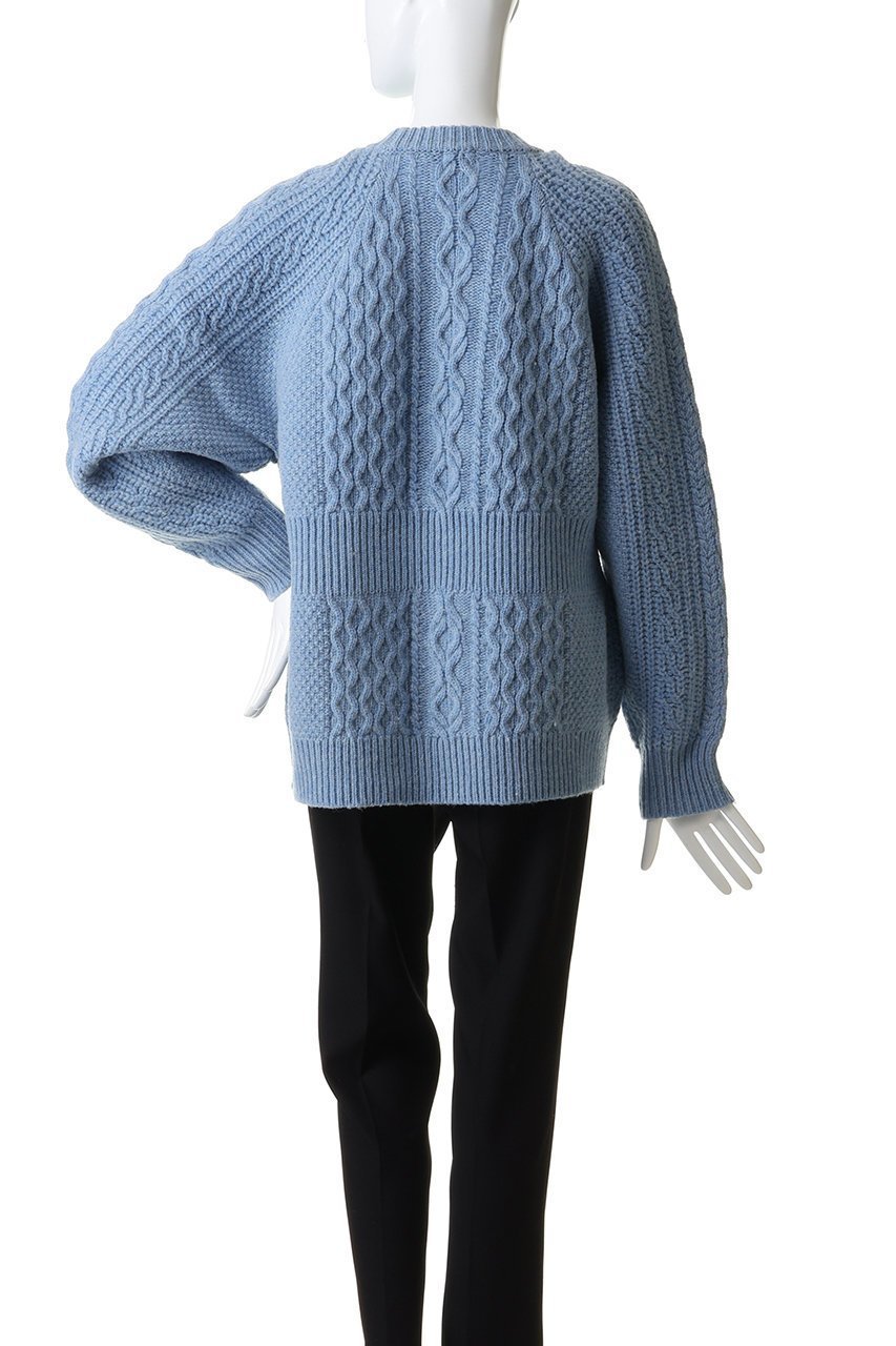 【マノフ/MANOF】のWAIST RIB CABLE KNIT 人気、トレンドファッション・服の通販 founy(ファニー) 　ファッション　Fashion　レディースファッション　Fashion for Women　トップス・カットソー　Cut & Sew Tops　ニット　Knit Tops & Sweaters　カジュアルプルオーバー・ニットトップス　Pullovers & Knit Tops / Casual Pullovers　インナー　Innerwear　タートルネック　Turtleneck, High Neck　ルーズ　Loose, Oversized　ワイド　Wide, Wide Fit　A/W・秋冬　Autumn/Winter　other-4|ID: prp329100004777324 ipo3291000000035894409