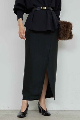 【ガリャルダガランテ/GALLARDAGALANTE】 アセテートツイルスカート人気、トレンドファッション・服の通販 founy(ファニー) ファッション Fashion レディースファッション Fashion for Women スカート Skirts ロングスカート Long Skirts / Maxi & Midi Skirts おすすめ Recommended / Our Picks スリット Slit, Slit Detail バランス Balance, Style Balance フラップ Flap, Flap Pocket フロント Front, Front Design ポケット Pocket, Pocket Detail ロング Long, Long-Length エレガント 上品 Elegant 新作・新入荷 New Arrivals / New In |ID:prp329100004777332