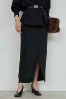 【ガリャルダガランテ/GALLARDAGALANTE】のアセテートツイルスカート 人気、トレンドファッション・服の通販 founy(ファニー) ファッション Fashion レディースファッション Fashion for Women スカート Skirts ロングスカート Long Skirts / Maxi & Midi Skirts おすすめ Recommended / Our Picks スリット Slit, Slit Detail バランス Balance, Style Balance フラップ Flap, Flap Pocket フロント Front, Front Design ポケット Pocket, Pocket Detail ロング Long, Long-Length エレガント 上品 Elegant 新作・新入荷 New Arrivals / New In |ID:prp329100004777332