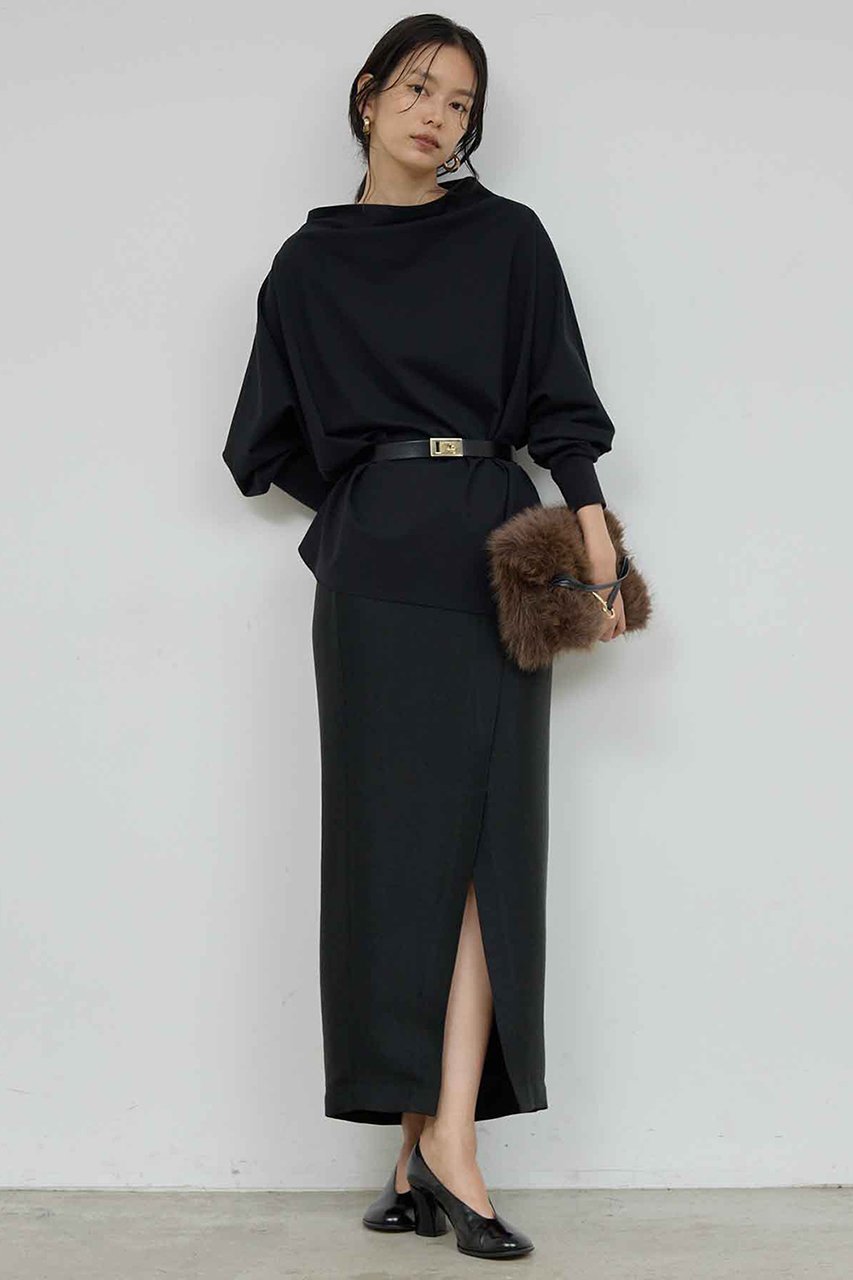 【ガリャルダガランテ/GALLARDAGALANTE】のアセテートツイルスカート 人気、トレンドファッション・服の通販 founy(ファニー) ファッション Fashion レディースファッション Fashion for Women スカート Skirts ロングスカート Long Skirts / Maxi & Midi Skirts おすすめ Recommended / Our Picks スリット Slit, Slit Detail バランス Balance, Style Balance フラップ Flap, Flap Pocket フロント Front, Front Design ポケット Pocket, Pocket Detail ロング Long, Long-Length エレガント 上品 Elegant 新作・新入荷 New Arrivals / New In other-2|ID: prp329100004777332 ipo3291000000034639048