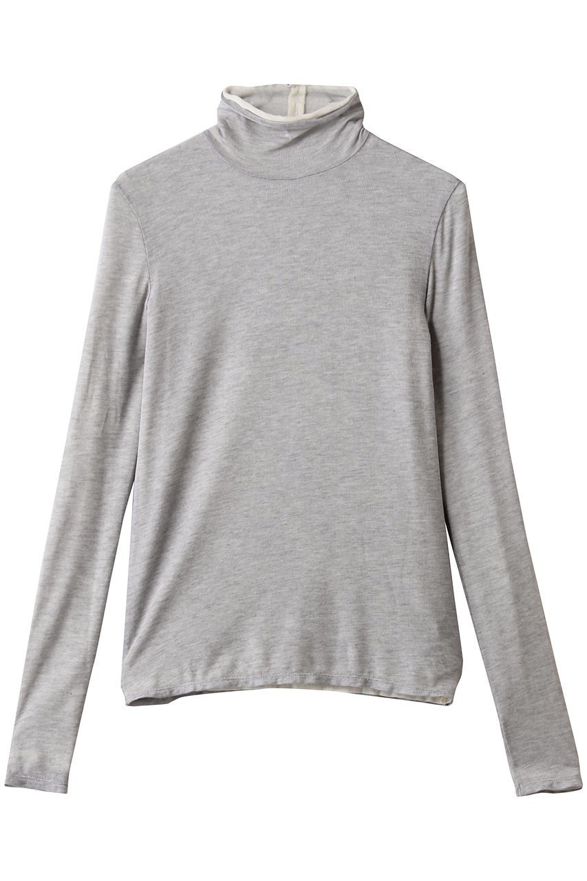 【サードマガジン/THIRD MAGAZINE】のレイヤードタートルネック インテリア・キッズ・メンズ・レディースファッション・服の通販 founy(ファニー) 　ファッション　Fashion　レディースファッション　Fashion for Women　トップス・カットソー　Cut & Sew Tops　シャツ・ブラウス・オフィスカジュアル　Elegant Blouses & Button-Ups　ロングTシャツ・Tシャツ　Longline T-Shirts & Tees　カットソー・ベーシックTシャツ　Cut-and-Sewn Tops / Stretch Tees & Basics　タートルネック・ハイネックトップス　Turtlenecks & High-Neck Tops　シルク　Silk, 100% Silk　スリーブ　Sleeve, Long Sleeve / Short Sleeve　タートルネック　Turtleneck, High Neck　ロング　Long, Long-Length　定番　Standard, Basic Item　新作・新入荷　New Arrivals / New In　オフホワイト|ID: prp329100004777337 ipo3291000000034639089