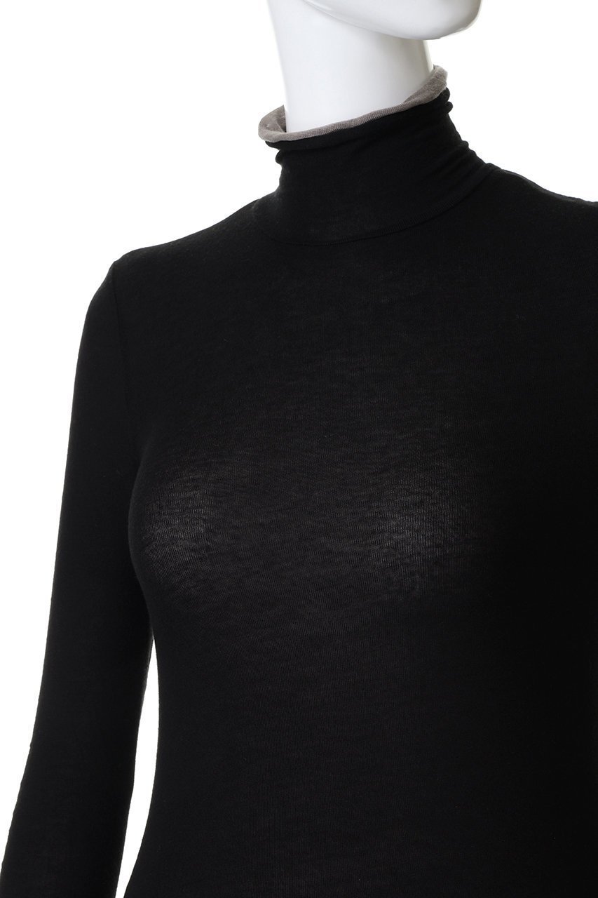 【サードマガジン/THIRD MAGAZINE】のレイヤードタートルネック 人気、トレンドファッション・服の通販 founy(ファニー) 　ファッション　Fashion　レディースファッション　Fashion for Women　トップス・カットソー　Cut & Sew Tops　シャツ・ブラウス・オフィスカジュアル　Elegant Blouses & Button-Ups　ロングTシャツ・Tシャツ　Longline T-Shirts & Tees　カットソー・ベーシックTシャツ　Cut-and-Sewn Tops / Stretch Tees & Basics　タートルネック・ハイネックトップス　Turtlenecks & High-Neck Tops　シルク　Silk, 100% Silk　スリーブ　Sleeve, Long Sleeve / Short Sleeve　タートルネック　Turtleneck, High Neck　ロング　Long, Long-Length　定番　Standard, Basic Item　新作・新入荷　New Arrivals / New In　other-5|ID: prp329100004777337 ipo3291000000034639096