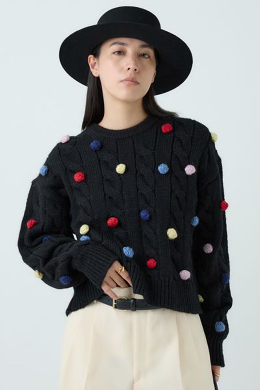 【カオス/Chaos】のポップコーンニット 人気、トレンドファッション・服の通販 founy(ファニー) 　ファッション　Fashion　レディースファッション　Fashion for Women　トップス・カットソー　Cut & Sew Tops　ニット　Knit Tops & Sweaters　カジュアルプルオーバー・ニットトップス　Pullovers & Knit Tops / Casual Pullovers　ショート　Short, Short Length　バランス　Balance, Style Balance　ポンポン　Pom-Pom, Fluffy Ball　ランダム　Random, Irregular　ロング　Long, Long-Length　ワイド　Wide, Wide Fit　再入荷　Restock / Back in Stock　冬　Winter / This Winter　A/W・秋冬　Autumn/Winter　other-6|ID: prp329100004777340 ipo3291000000034755800