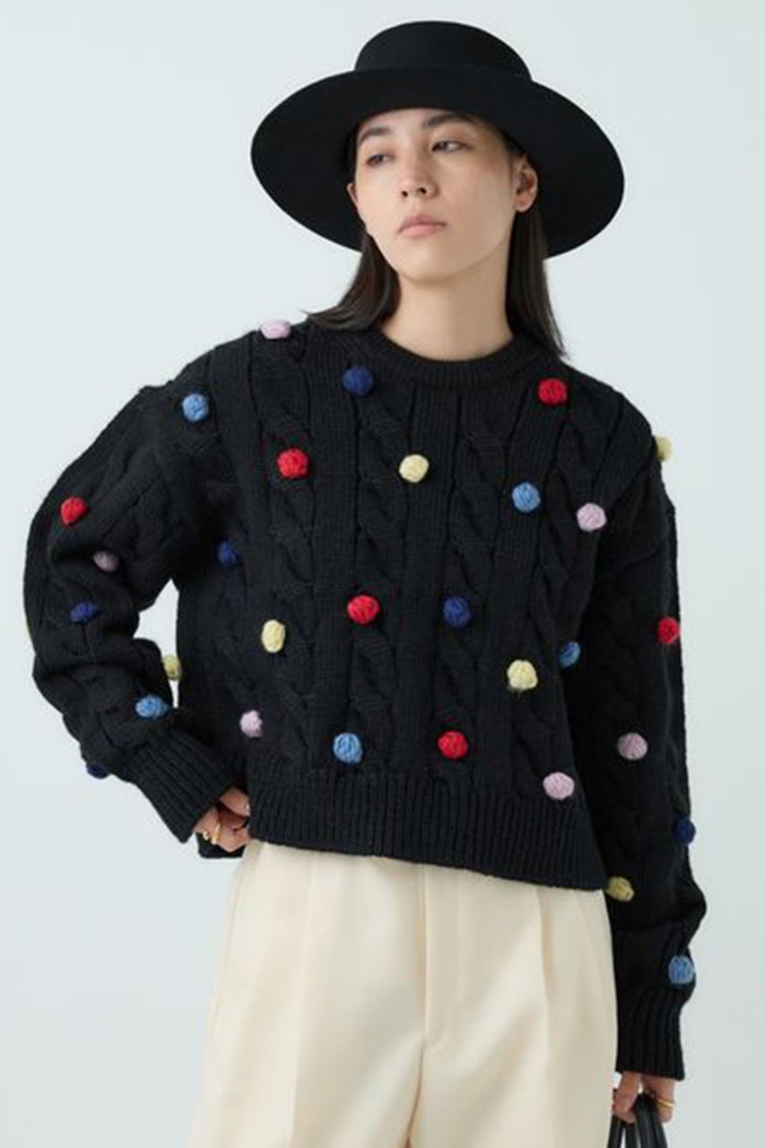 【カオス/Chaos】のポップコーンニット 人気、トレンドファッション・服の通販 founy(ファニー) 　ファッション　Fashion　レディースファッション　Fashion for Women　トップス・カットソー　Cut & Sew Tops　ニット　Knit Tops & Sweaters　カジュアルプルオーバー・ニットトップス　Pullovers & Knit Tops / Casual Pullovers　ショート　Short, Short Length　バランス　Balance, Style Balance　ポンポン　Pom-Pom, Fluffy Ball　ランダム　Random, Irregular　ロング　Long, Long-Length　ワイド　Wide, Wide Fit　再入荷　Restock / Back in Stock　冬　Winter / This Winter　A/W・秋冬　Autumn/Winter　other-7|ID: prp329100004777340 ipo3291000000034755801