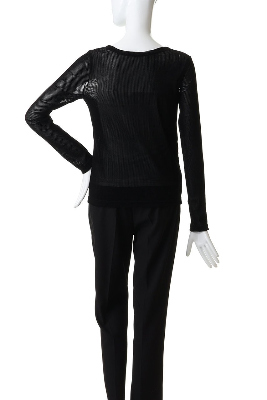 【アルアバイル/allureville】のシアーストライプロンT 人気、トレンドファッション・服の通販 founy(ファニー) 　ファッション　Fashion　レディースファッション　Fashion for Women　トップス・カットソー　Cut & Sew Tops　シャツ・ブラウス・オフィスカジュアル　Elegant Blouses & Button-Ups　ロングTシャツ・Tシャツ　Longline T-Shirts & Tees　カットソー・ベーシックTシャツ　Cut-and-Sewn Tops / Stretch Tees & Basics　シアー　Sheer, See-Through　スリーブ　Sleeve, Long Sleeve / Short Sleeve　ロング　Long, Long-Length　新作・新入荷　New Arrivals / New In　other-4|ID: prp329100004777345 ipo3291000000034639144