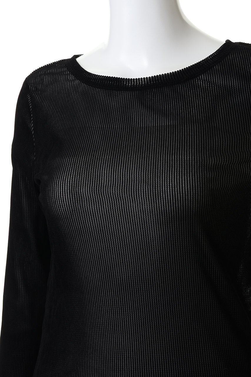 【アルアバイル/allureville】のシアーストライプロンT 人気、トレンドファッション・服の通販 founy(ファニー) 　ファッション　Fashion　レディースファッション　Fashion for Women　トップス・カットソー　Cut & Sew Tops　シャツ・ブラウス・オフィスカジュアル　Elegant Blouses & Button-Ups　ロングTシャツ・Tシャツ　Longline T-Shirts & Tees　カットソー・ベーシックTシャツ　Cut-and-Sewn Tops / Stretch Tees & Basics　シアー　Sheer, See-Through　スリーブ　Sleeve, Long Sleeve / Short Sleeve　ロング　Long, Long-Length　新作・新入荷　New Arrivals / New In　other-5|ID: prp329100004777345 ipo3291000000034639146