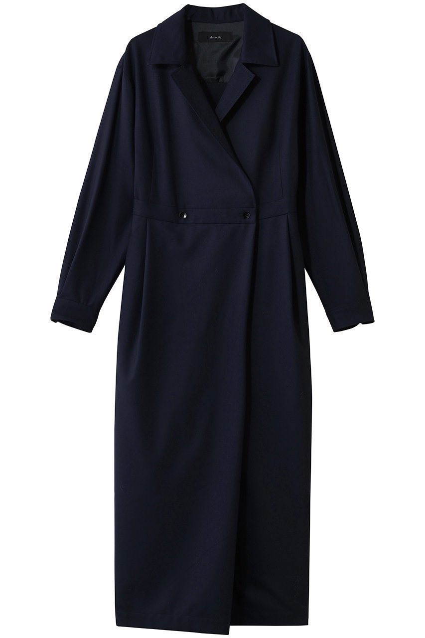 【アルアバイル/allureville】のウールポリカシュクール風ワンピース 人気、トレンドファッション・服の通販 founy(ファニー) 　ファッション　Fashion　レディースファッション　Fashion for Women　ワンピース　Dresses　チュニック　Tunic Tops & Dresses　インナー　Innerwear　カシュクール　Wrap Design　ギャザー　Gathered, Ruffled　クラシカル　Classical, Vintage-Inspired　ストレッチ　Stretch, Stretchy Fabric　タートルネック　Turtleneck, High Neck　チュニック　Tunic, Long Top　ロング　Long, Long-Length　エレガント 上品　Elegant　新作・新入荷　New Arrivals / New In　 other-1|ID: prp329100004777346 ipo3291000000034639148